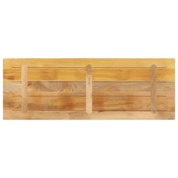 Table Top 140x60cm Rectangular Solid Wood Rough Mango | HipoMarket