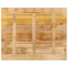 Table Top 100x80 cm Solid Wood Rough Mango - Rustic Charm