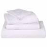 Bath Towels 2 pcs White 100x150 cm 100% Cotton - Hipomarket