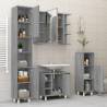 Stylish Grey Sonoma Bathroom Cabinet - 30x30x95 cm