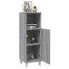 Stylish Grey Sonoma Bathroom Cabinet - 30x30x95 cm