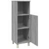 Stylish Grey Sonoma Bathroom Cabinet - 30x30x95 cm