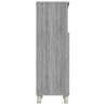 Stylish Grey Sonoma Bathroom Cabinet - 30x30x95 cm