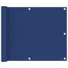 Balcony Screen Blue 75x300 cm Oxford Fabric Colour blue Size 75 x 300 cm Quantity in Package 1 