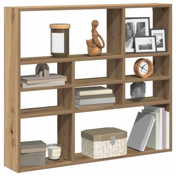 Wall Shelf Artisan Oak 90x16x78 cm - Durable & Stylish Storage