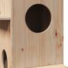 Cat House 43x43x90 cm Solid Wood Pine | Hipomarket