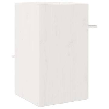 Stylish Cat House White | Solid Pine 43x43x60 cm - Hipomarket