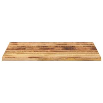 Rectangular Solid Wood Table Top 90x80 cm - Rustic Mango Design