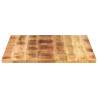 Rectangular Solid Wood Table Top 90x80 cm - Rustic Mango Design