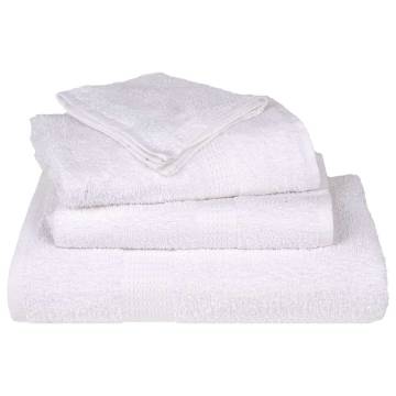 Hand Towels 2 pcs White 50x100 cm - 100% Cotton, 360 gsm