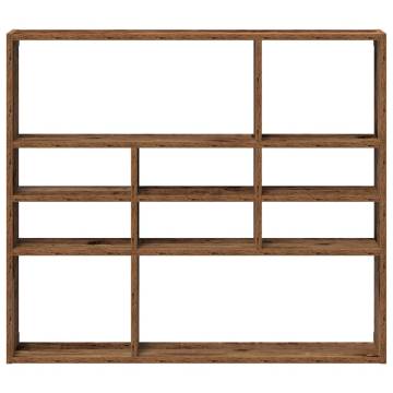 Old Wood Wall Shelf - 90x16x78 cm Engineered Wood | HipoMarket