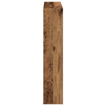 Old Wood Wall Shelf - 90x16x78 cm Engineered Wood | HipoMarket