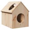 Cat House - Solid Wood Pine (41x50x50 cm) | Hipomarket