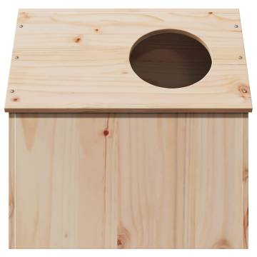 Cat House - Solid Wood Pine (41x50x50 cm) | Hipomarket