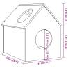 Cat House - Solid Wood Pine (41x50x50 cm) | Hipomarket