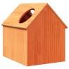 Cat House Wax Brown - Solid Pine Wood - 41x50x50 cm