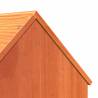 Cat House Wax Brown - Solid Pine Wood - 41x50x50 cm