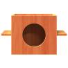 Comfortable Cat House - Wax Brown Solid Pine Wood | Hipomarket