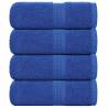 Soap Towels 4 pcs Blue 30x30 cm 100% Cotton | Buy Now