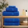 Soft Blue Guest Towels - 2 Pcs 30x50 cm, 100% Cotton