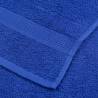 Hand Towels 4 pcs Blue - 50x100 cm 100% Cotton | Hipo Market