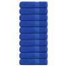  Bath Towels 10 pcs Blue 100x150 cm 360 gsm 100% Cotton Colour blue Size 100 x 150 cm Quantity in Package 10 