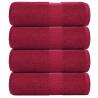  Guest Towels 4 pcs Bordeaux 30x50 cm 360 gsm 100% Cotton Colour bordeaux Size 30 x 50 cm Quantity in Package 4 