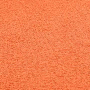 10 Pcs Orange Bath Towels - 100% Cotton, 100x150 cm | HipoMarket