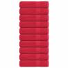  Shower Towels 10 pcs Red 70x140 cm 360 gsm 100% Cotton Colour red Size 70 x 140 cm Quantity in Package 10 