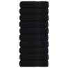  Hand Towels 10 pcs Black 50x100 cm 360 gsm 100% Cotton Colour black Size 50 x 100 cm Quantity in Package 10 