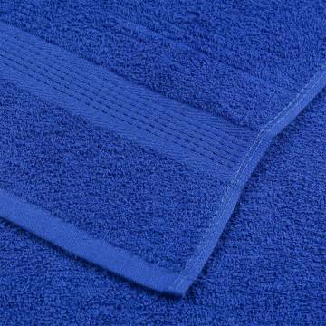 Guest Towels 4 pcs Blue 30x50 cm 100% Cotton | HipoMarket