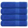  Bath Towels 4 pcs Blue 100x150 cm 360 gsm 100% Cotton Colour blue Size 100 x 150 cm Quantity in Package 4 