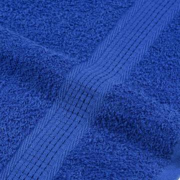 Bath Towels 4 pcs Blue 100x150 cm 100% Cotton - 360 gsm