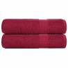  Hand Towels 2 pcs Bordeaux 50x100 cm 360 gsm 100% Cotton Colour bordeaux Size 50 x 100 cm Quantity in Package 2 