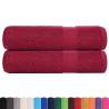 Hand Towels 2 pcs Bordeaux - 100% Cotton, 50x100 cm, 360 gsm