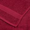 Hand Towels 2 pcs Bordeaux - 100% Cotton, 50x100 cm, 360 gsm