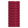  Hand Towels 10 pcs Bordeaux 50x100 cm 360 gsm 100% Cotton Colour bordeaux Size 50 x 100 cm Quantity in Package 10 