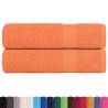 Hand Towels 2 pcs Orange - 100% Cotton & Durable | HiPoMarket