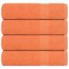  Bath Towels 4 pcs Orange 100x150 cm 360 gsm 100% Cotton Colour orange Size 100 x 150 cm Quantity in Package 4 