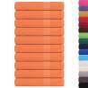 10 Pcs Orange Towels - 100% Cotton, Soft & Absorbent