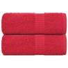  Guest Towels 2 pcs Red 30x50 cm 360 gsm 100% Cotton Colour red Size 30 x 50 cm Quantity in Package 2 