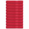  Sauna Towels 10 pcs Red 80x200 cm 360 gsm 100% Cotton Colour red Size 80 x 200 cm Quantity in Package 10 