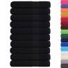 Sauna Towels 10 pcs Black 80x200 cm 100% Cotton | HipoMarket