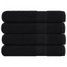  Towels 4 pcs Black 100x200 cm 360 gsm 100% Cotton Colour black Size 100 x 200 cm Quantity in Package 4 