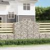  Arched Gabion Baskets 40 pcs 200x50x160180 cm Galvanised Iron Size 200 x 50 x 160/180 cm Quantity in Package 40 