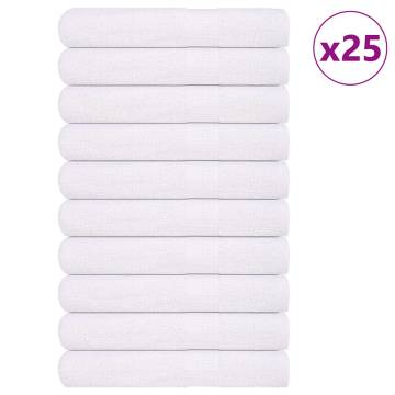 25 Pcs Sauna Towels - 100% Cotton, 80x200 cm, 360 gsm