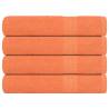  Towels 4 pcs Orange 100x200 cm 360 gsm 100% Cotton Colour orange Size 100 x 200 cm Quantity in Package 4 