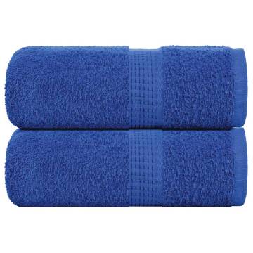 Soap Towels 2 pcs Blue 30x30 cm - 100% Cotton | HiPo Market