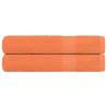  Sauna Towels 2 pcs Orange 80x200 cm 360 gsm 100% Cotton Colour orange Size 80 x 200 cm Quantity in Package 2 