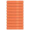  Sauna Towels 10 pcs Orange 80x200 cm 360 gsm 100% Cotton Colour orange Size 80 x 200 cm Quantity in Package 10 